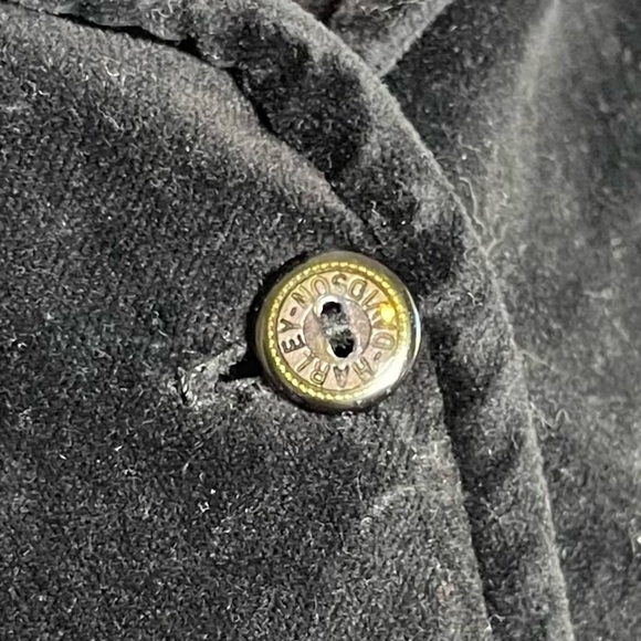 Vintage Harley Davidson Velvet Button Front Embroidered Shirt - Picture 9 of 9